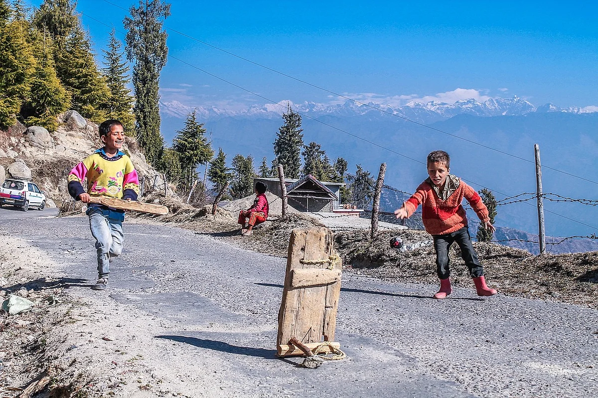 Street Cricket -Representational Image