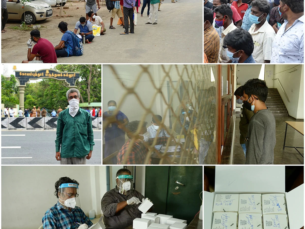 கோவையில் ரெம்டெசிவிர் விற்பனை: பல மணி நேர காத்திருப்பு... பரிதவிக்கும் பொதுமக்கள்!