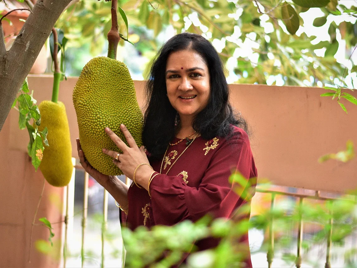 நடிகை ஊர்வசியின் அசத்தல் வீட்டுத்தோட்டம்!| Actress Urvashi Home garden