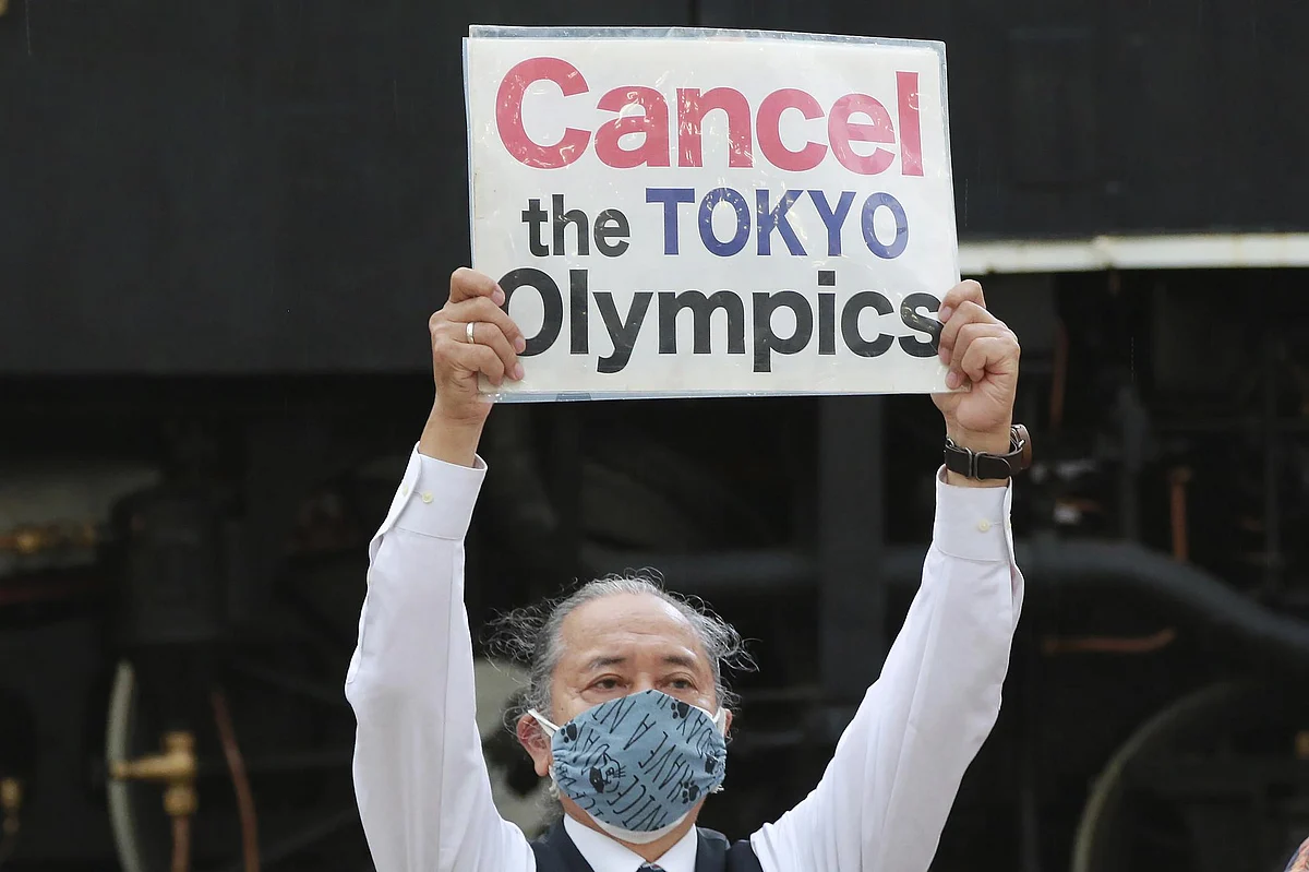 Protest against Olympics