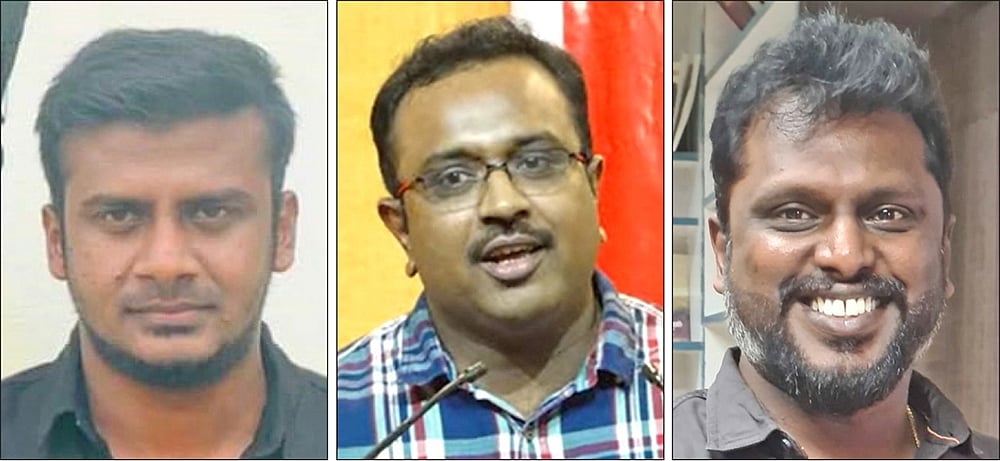 மனோஜ், ரவிசங்கர் அய்யாக்கண்ணு, பாக்கியராஜன்