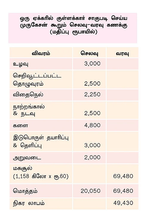 செலவு, வரவு கணக்கு