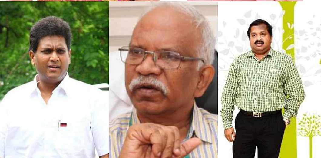 டி.ஆர்.பி.ராஜா, ஜோ.அமலோற்பவநாதன்,கு.சிவராமன்