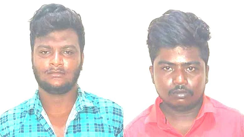 கைது செய்யப்பட்ட இருவர்