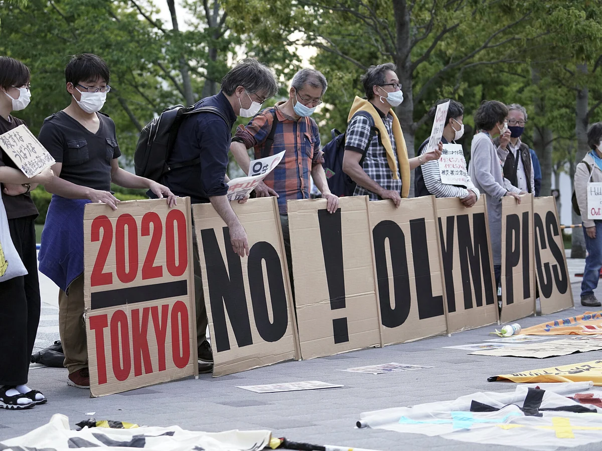 Protest against Olympics