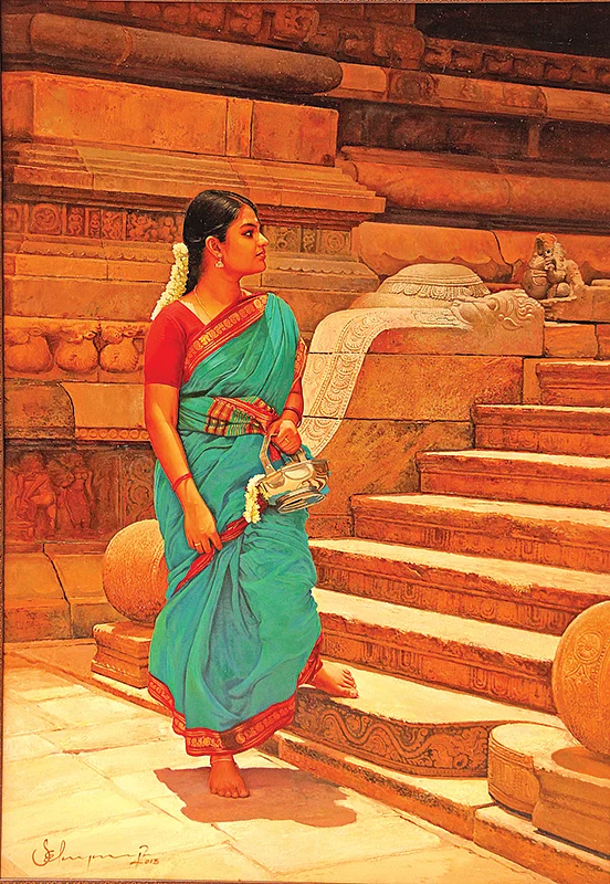 ஓவியத்தில் உறைந்த இளையராஜா!