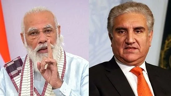மோடி - பாகிஸ்தான் அமைச்சர் ஷா மஹ்மூத் குரேஷி