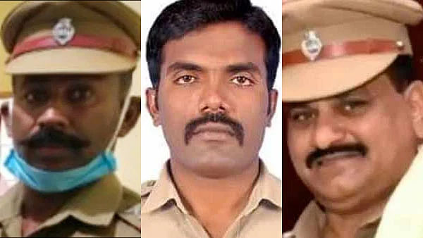 சிறையில் அடைக்கப்பட்டுள்ள உதவி ஆய்வாளர்கள் ரகுகணேஷ், பால கிருஷ்ணன், ஆய்வாளர் ஸ்ரீதர்