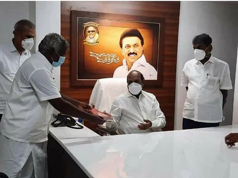 அமைச்சர் எ.வ.வேலு - எம்.எல்.ஏ மாரித்து