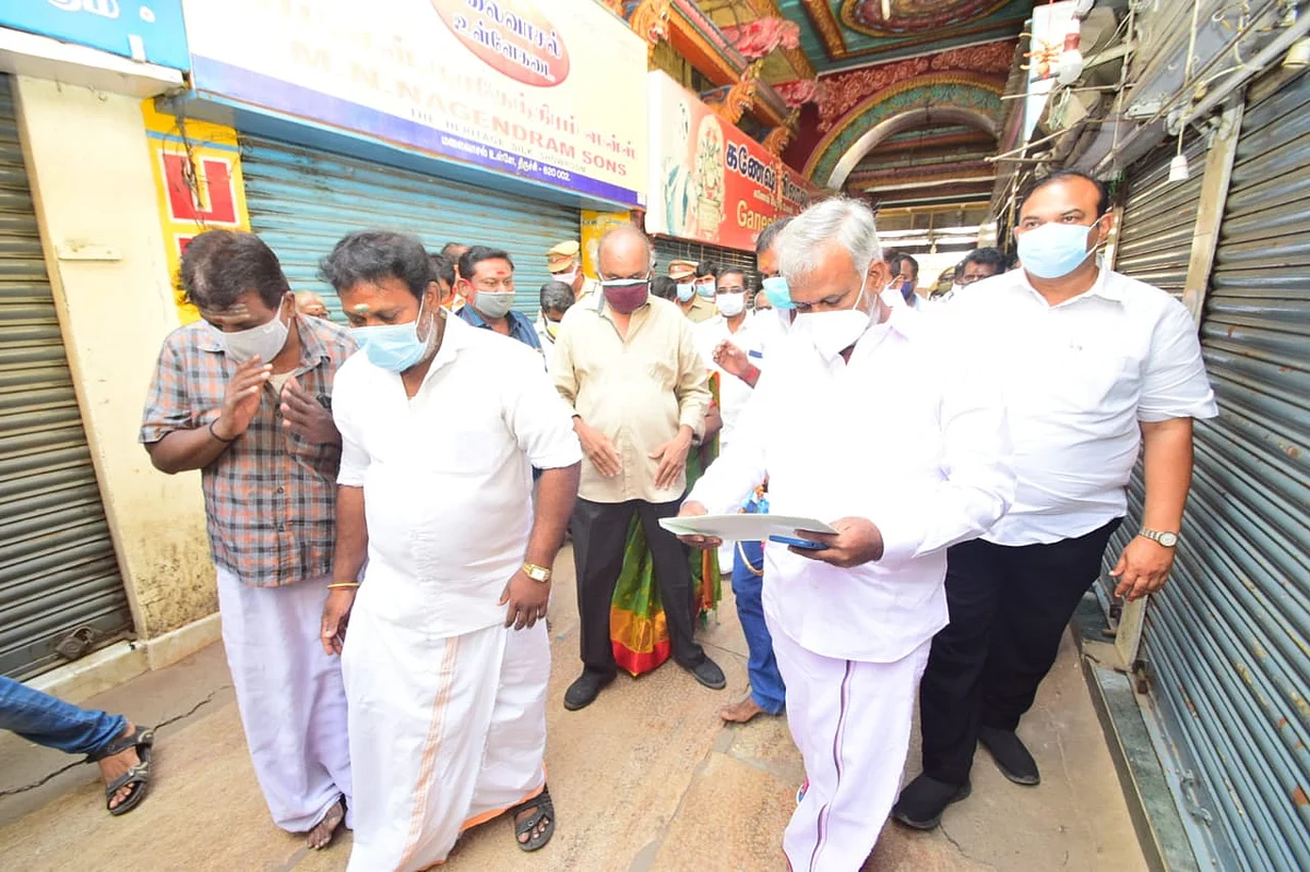 சேகர் பாபு ஆய்வு