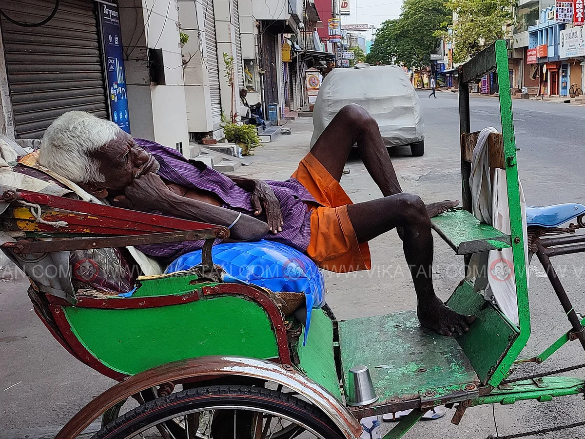 கொரோனா ஊரடங்கு காலகட்டத்தில் புதுச்சேரியில் கண்ட சில காட்சிகள்...