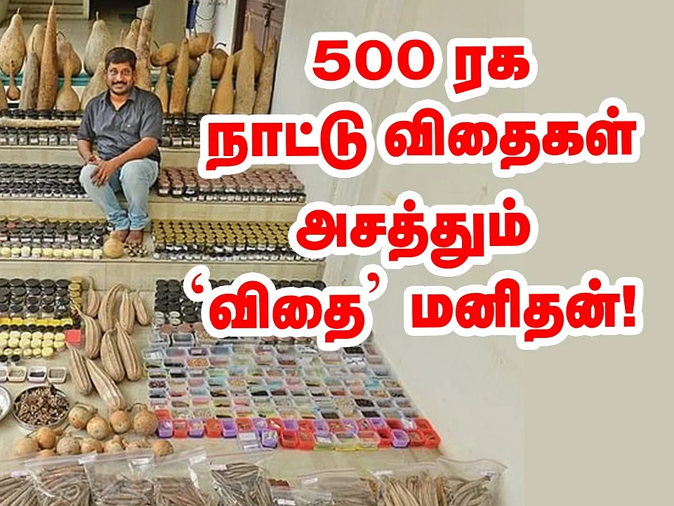 500 ரக நாட்டு விதைகள்... அசத்தும் `விதை' மனிதன்! | Seed Man