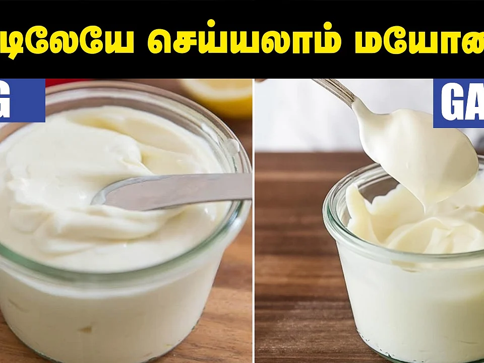 வீட்டிலேயே செய்யலாம் மயோனைஸ்! | Mayonnaise Recipe in Tamil | Aval Kitchen