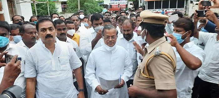 அருமனை போராட்டத்தில் பாதிரியார் ஜார்ஜ் பொன்னையா
