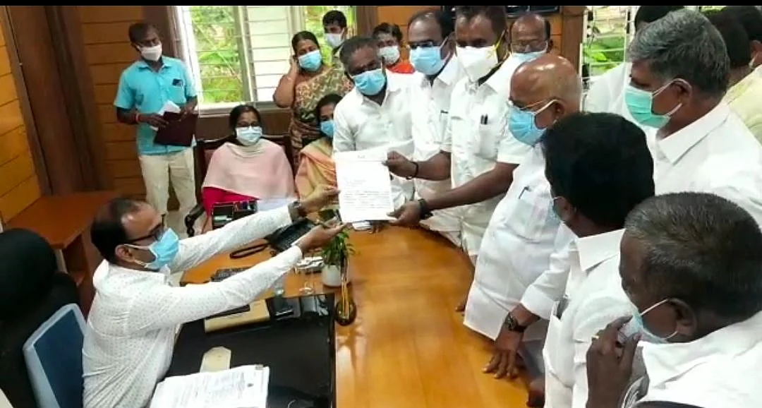 ஆட்சியர், அ.தி.மு.க எம்.எல்.ஏ-க்கள்