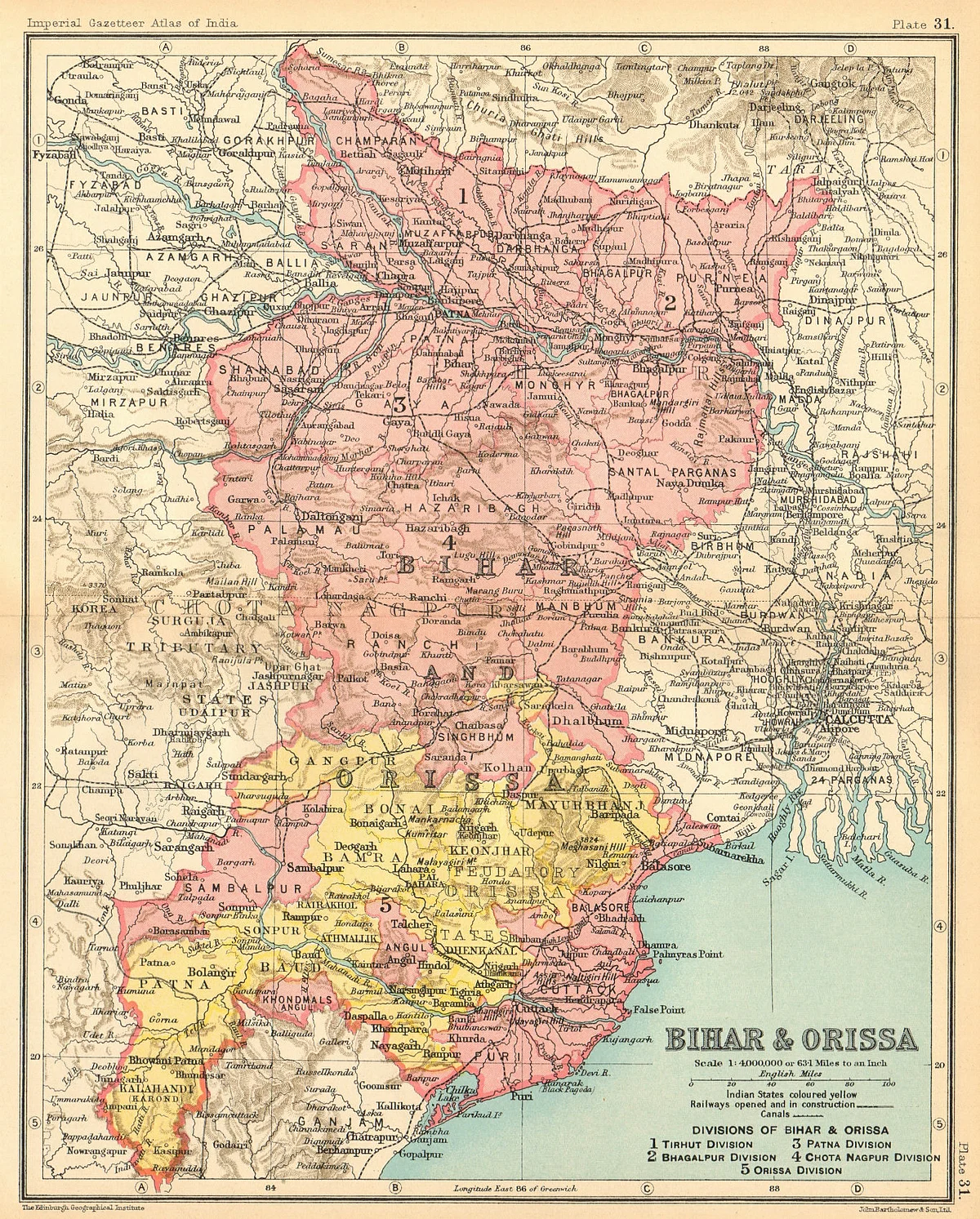 ஒரிசா வரைபடம்