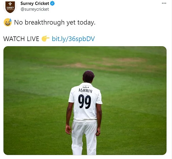 அஷ்வின் - Surrey Cricket