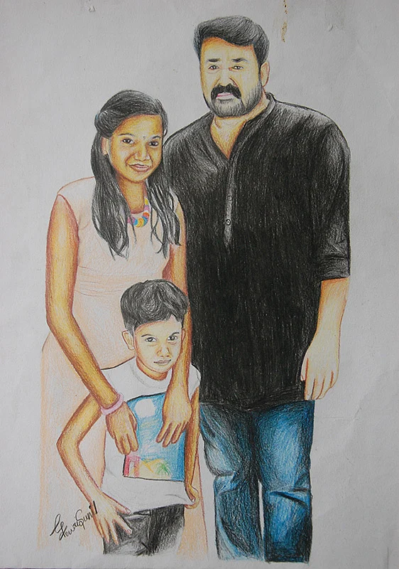 ``விஜய் அண்ணாவைப் பார்த்து என் ஓவியங்களைக் கொடுக்கணும்!’’ - மலையாள தேசத்து மாணவியின் கனவு