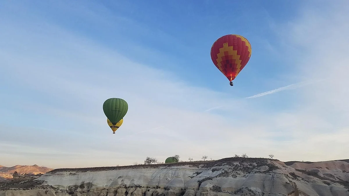 Hot Air Balloon ride in Cappadocia, Turkey.