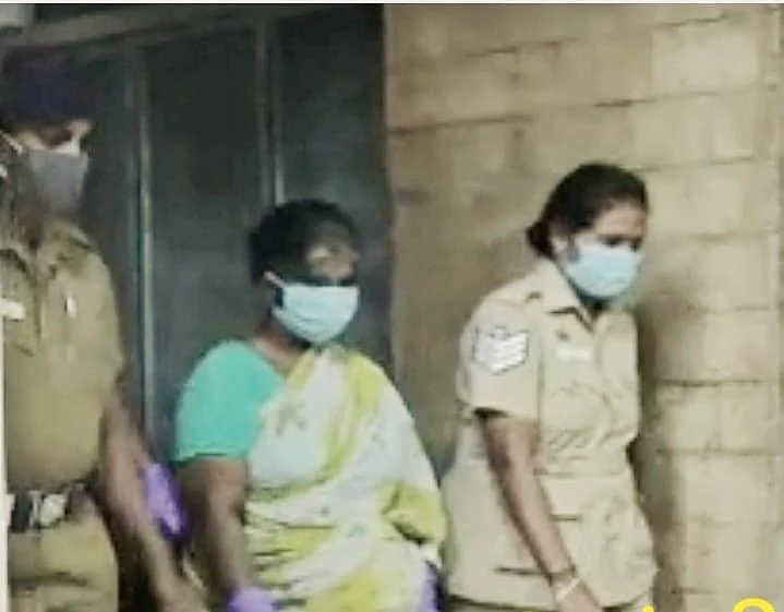 கைது செய்யப்பட்ட ஈஸ்வரனின் தாய்