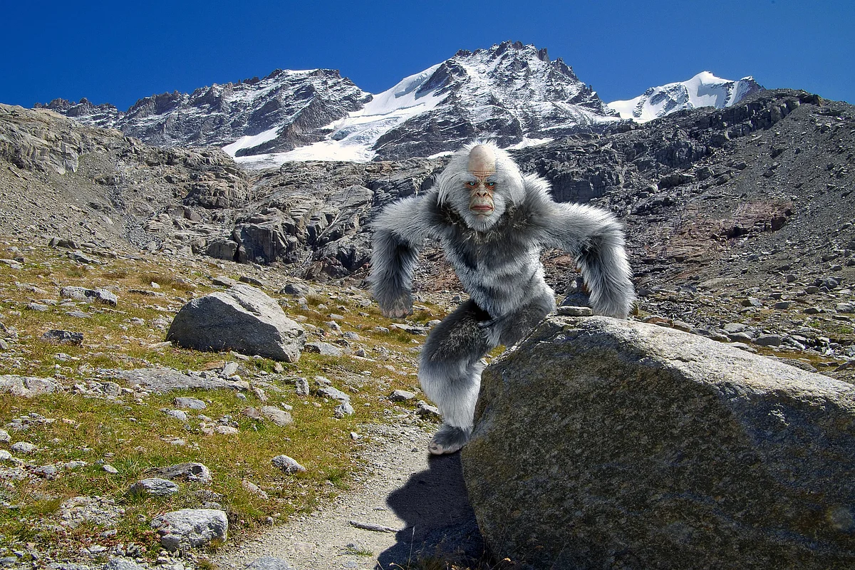 Yeti, the mystical creature