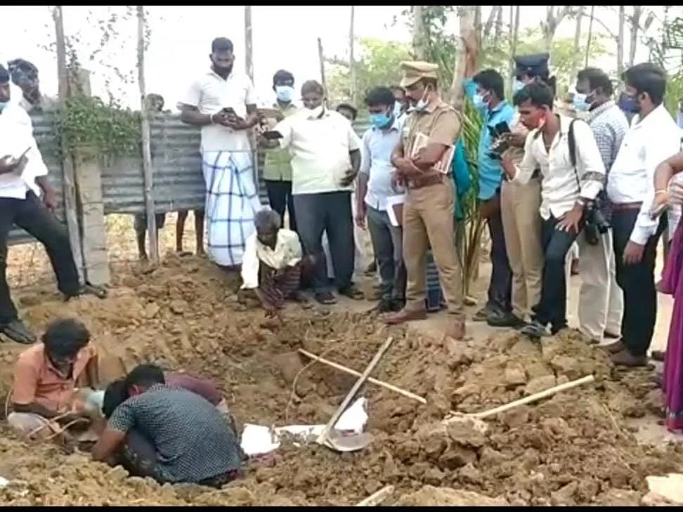 பட்டுக்கோட்டை: மனைவியின் புகார்; தோண்டி எடுக்கப்பட்ட எலும்பு கூடு! - காப்பகத்தில் சிறுவன் கொலை?