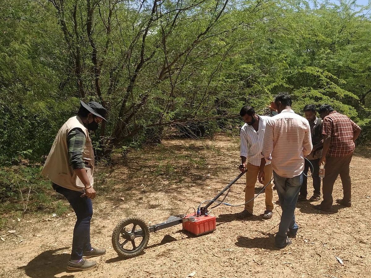 புதுக்கோட்டை: தொன்மை பேசும் பொற்பனைக்கோட்டை - ஜிபிஆர் கருவி மூலம் அகழாய்வு இடங்கள் தேர்வு!