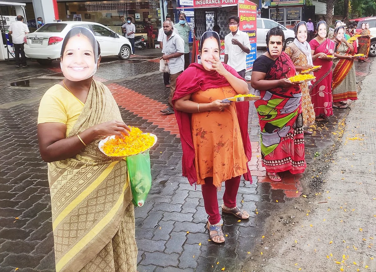 அண்ணாமலைக்கு வரவேற்பு.