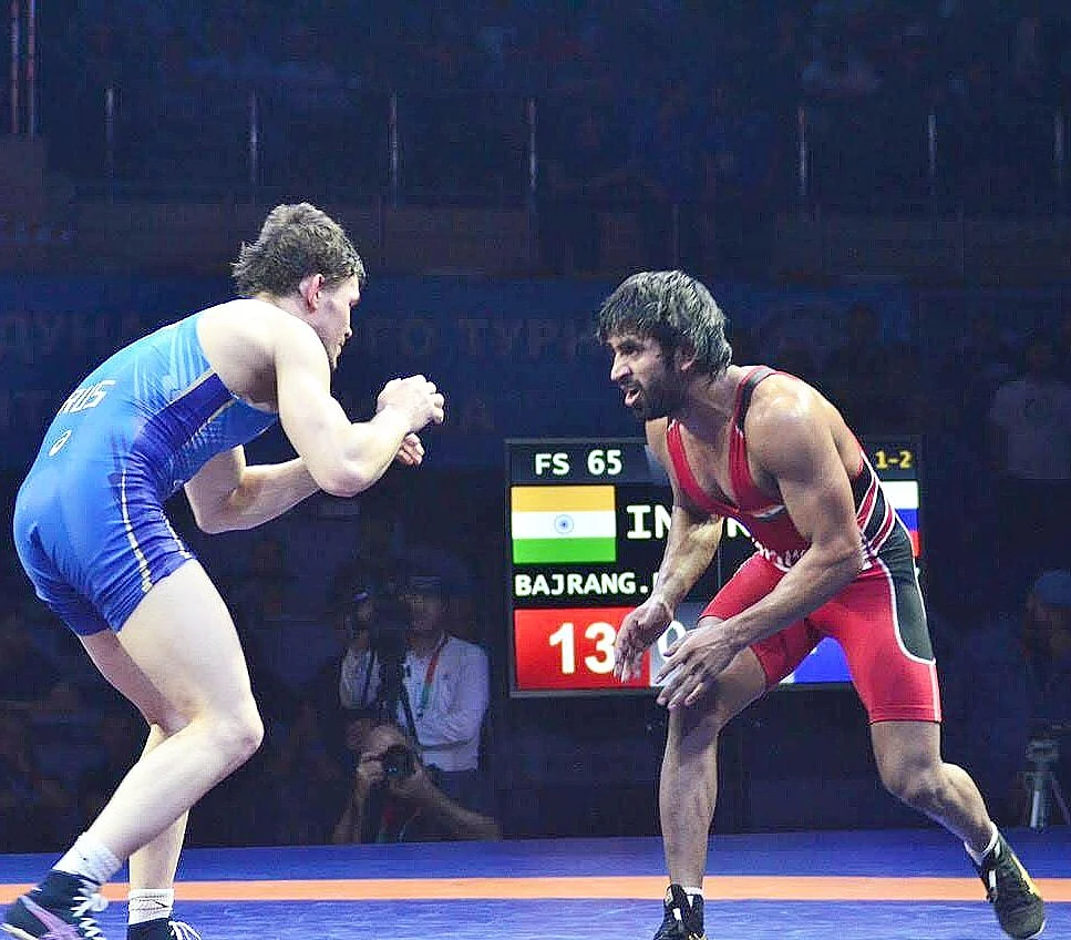 பஜ்ரங் புனியா: டோக்கியோ ஒலிம்பிக்கில் தங்கம் வெல்லப்போகும் மல்யுத்த மாவீரன்! | Bajrang Punia Will he win Gold medal in Tokyo Olympics for India? 2 பஜ்ரங் புனியா
