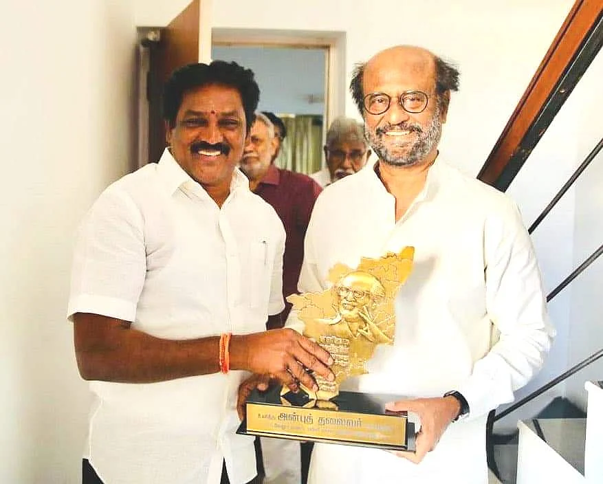 ரஜினியுடன் சோளிங்கர் ரவி