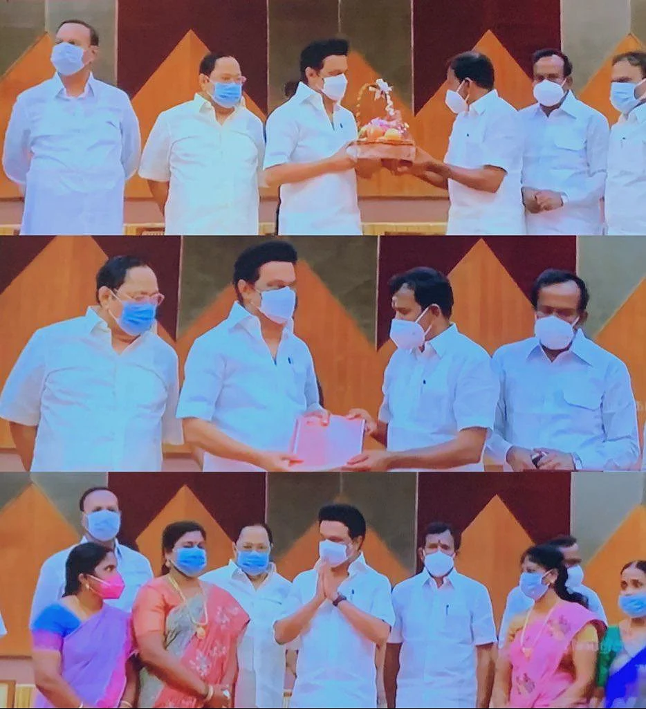 தி.மு.க,வில் இணைந்த தோப்பு வெங்கடாசலம்