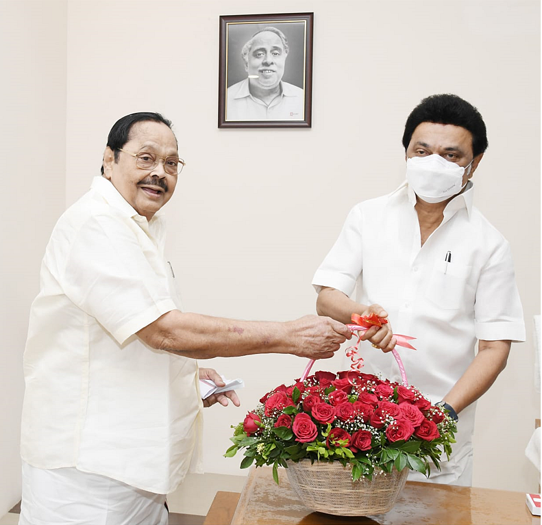 முதலவர் மு.க.ஸ்டாலின், அமைச்சர் துரைமுருகன்