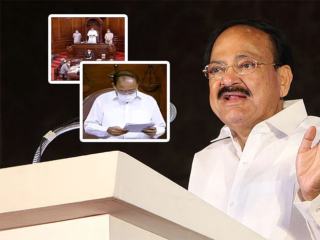 ''இரவெல்லாம் தூக்கமில்லை!" எதிர்க்கட்சிகள் அமளியால் கண்ணீர்விட்டு அழுத வெங்கைய நாயுடு!