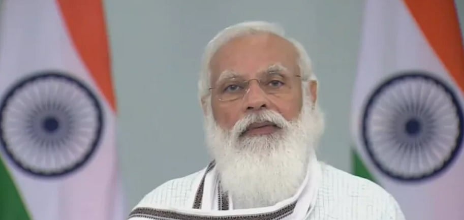 விர்ச்சுவல் மீட்டிங்கில் நரேந்திர மோடி