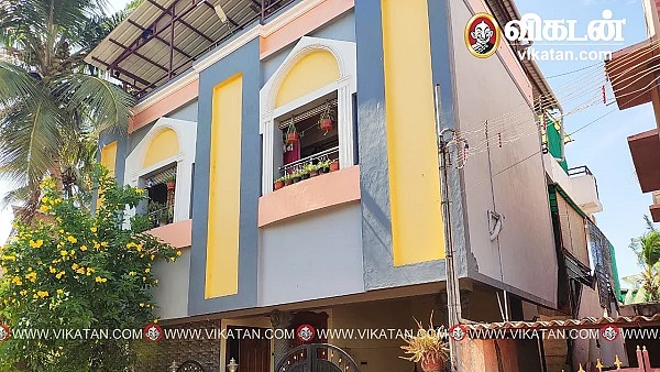 நகை கொள்ளை நடந்த வீடு