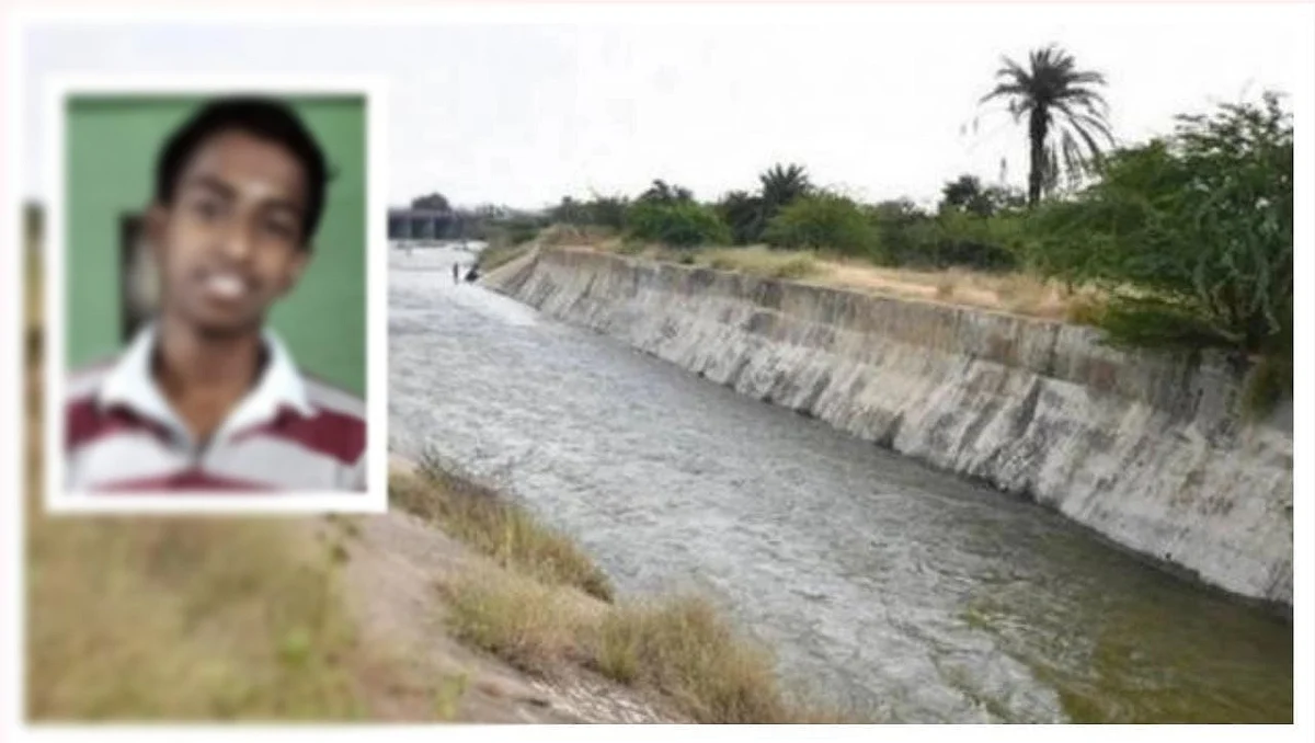 கிருஷ்ணா கால்வாயில் அடித்துச் செல்லப்பட்ட சிறுவன்!