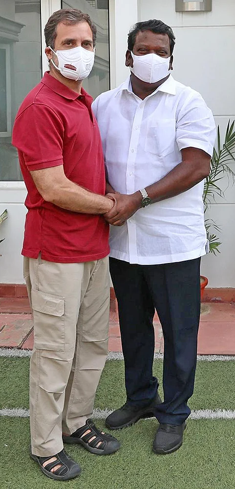 ராகுல் காந்தியுடன் செல்வப்பெருந்தகை