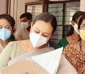 கேரள சுகாதாரத்துறை அமைச்சர் வீணா ஜார்ஜ்
