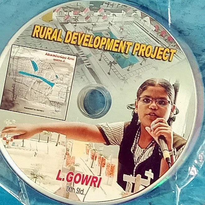 மாணவியின் கிராமப்புற வளர்ச்சி குறித்து ஆய்வு