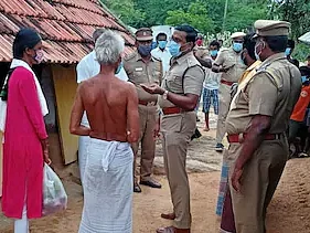 கொரோனாவால் தாயை இழந்த சிறுமி; வீட்டுக்கு நேரில் சென்று ஆறுதல் கூறிய டி.எஸ்.பி!