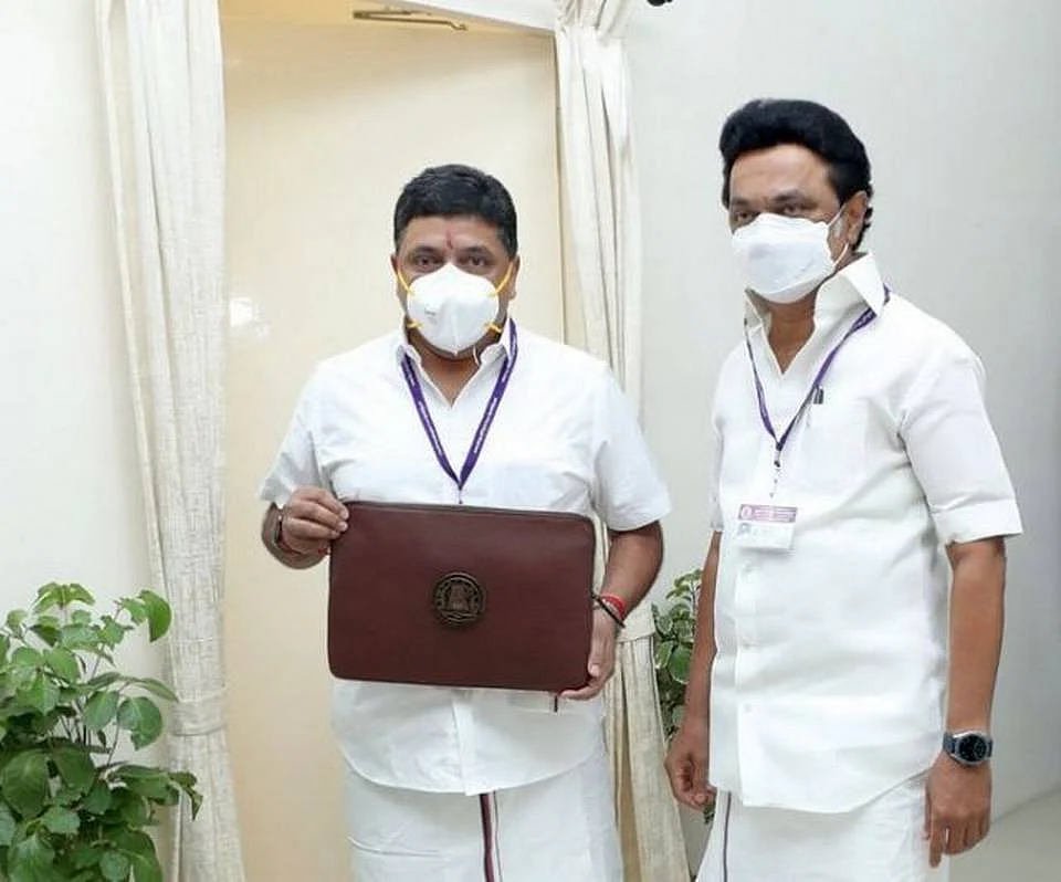 முதல்வர் ஸ்டாலினுடன் நிதியமைச்சர் பி.டி.ஆர்