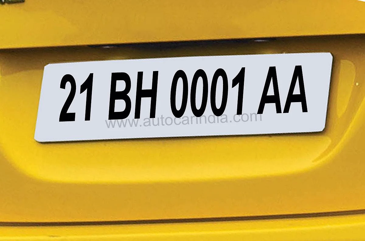 BH Number Plate