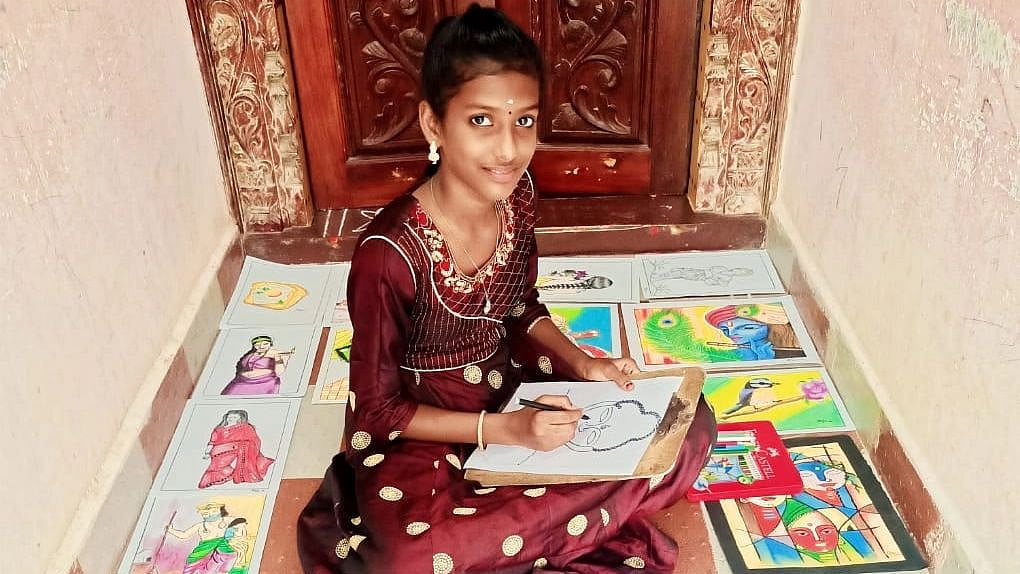 மாணவி தேஜாஸ்ரீ