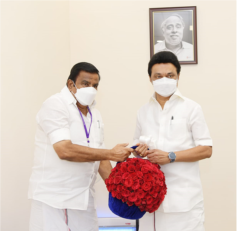 முதல்வருடன் அமைச்சர் கே.என்.நேரு