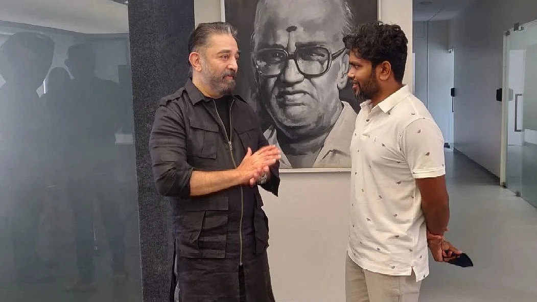 கமல்ஹாசனுடன் இயக்குநர் பா.இரஞ்சித்