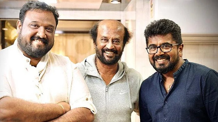 இயக்குநர் சிவா, ரஜினி, ஒளிப்பதிவாளர் வெற்றி