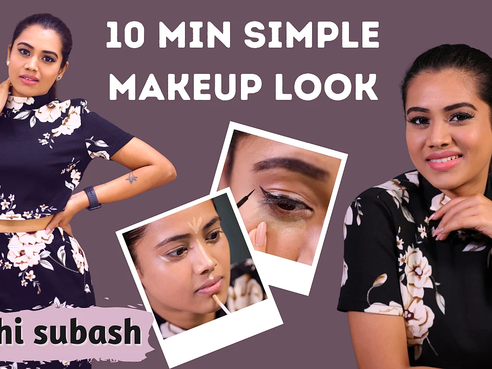 Aarthi Subash's 10 Minute Simple Makeup Routine | Pandavar Illam Serial | Makeup Tips | Say Swag
