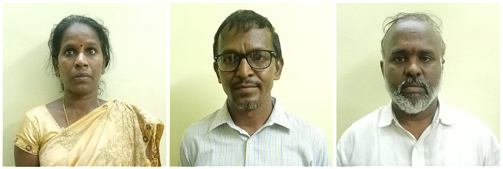 கைதுசெய்யப்பட்ட மூவர்