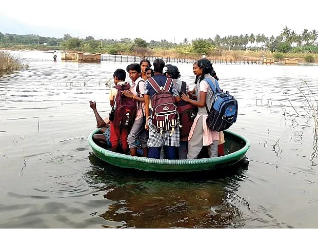 காந்தவயல் பரிசல் பயணம்