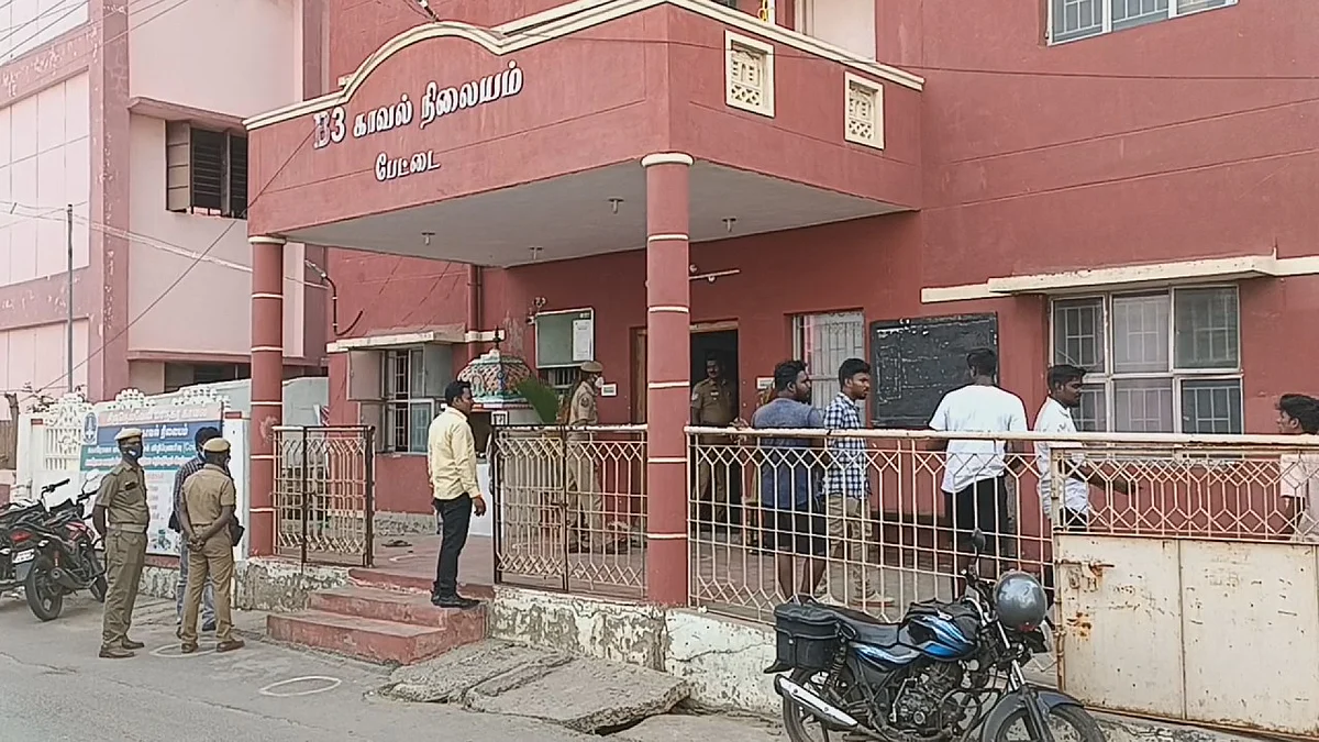 காதலர்கள் தஞ்சமடைந்த பேட்டை காவல் நிலையம்